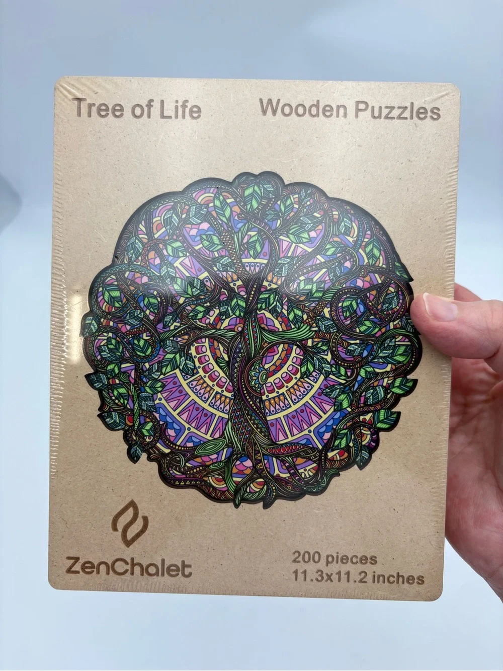 New Sealed in Box Chalet Tree of Life Wooden Puzzle